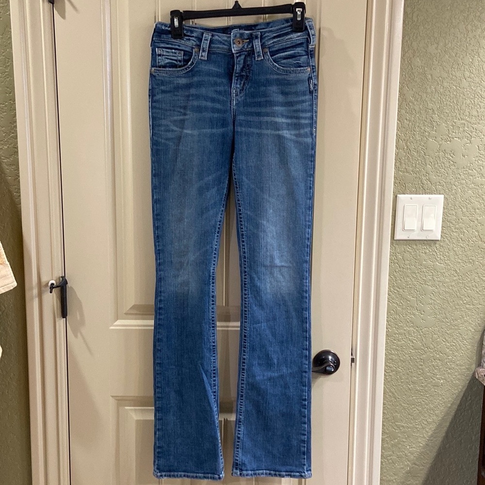 Slim Fit Boot Cut Jeans by Silver Jeans Brand. EUC!